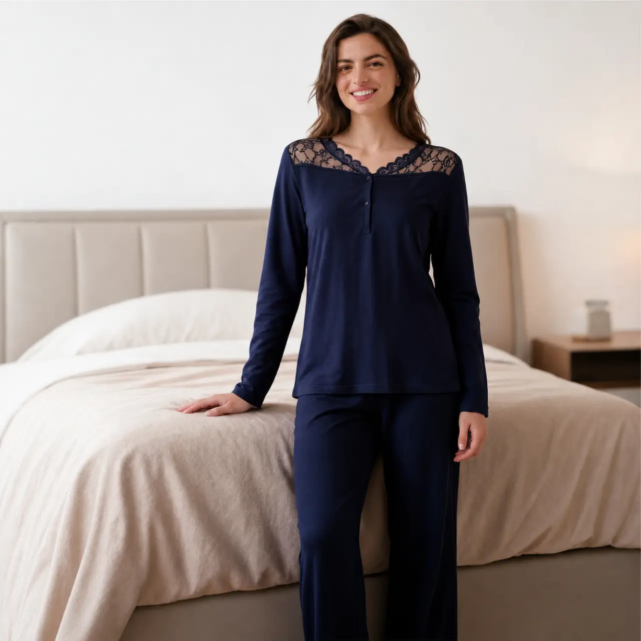 Pyjama Douceur de Nuit Bleu