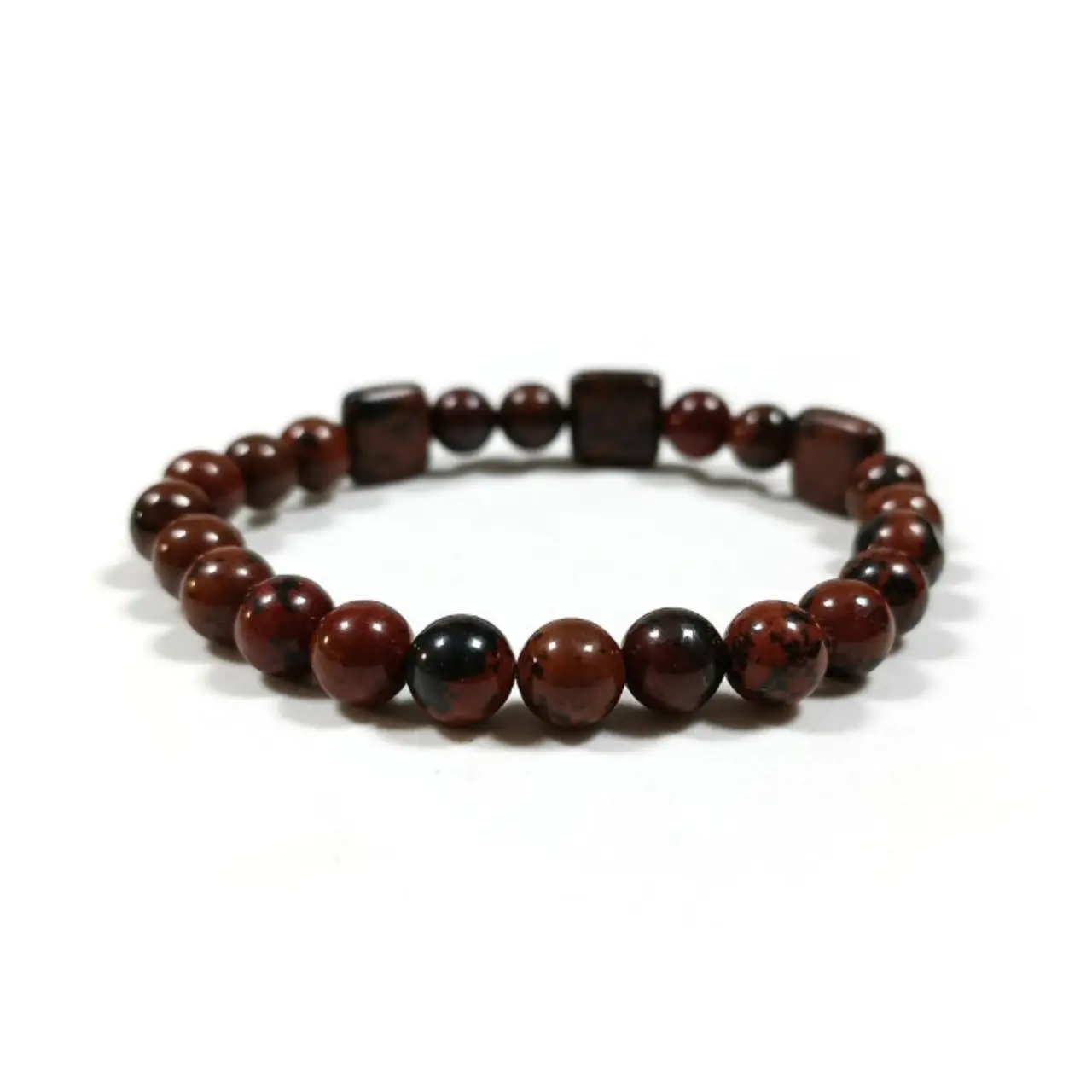 Bracelet en Obsidienne Brune